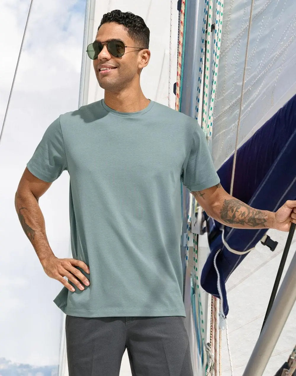 Premium Cotton Face Men's Tee TS43 - City Workwear